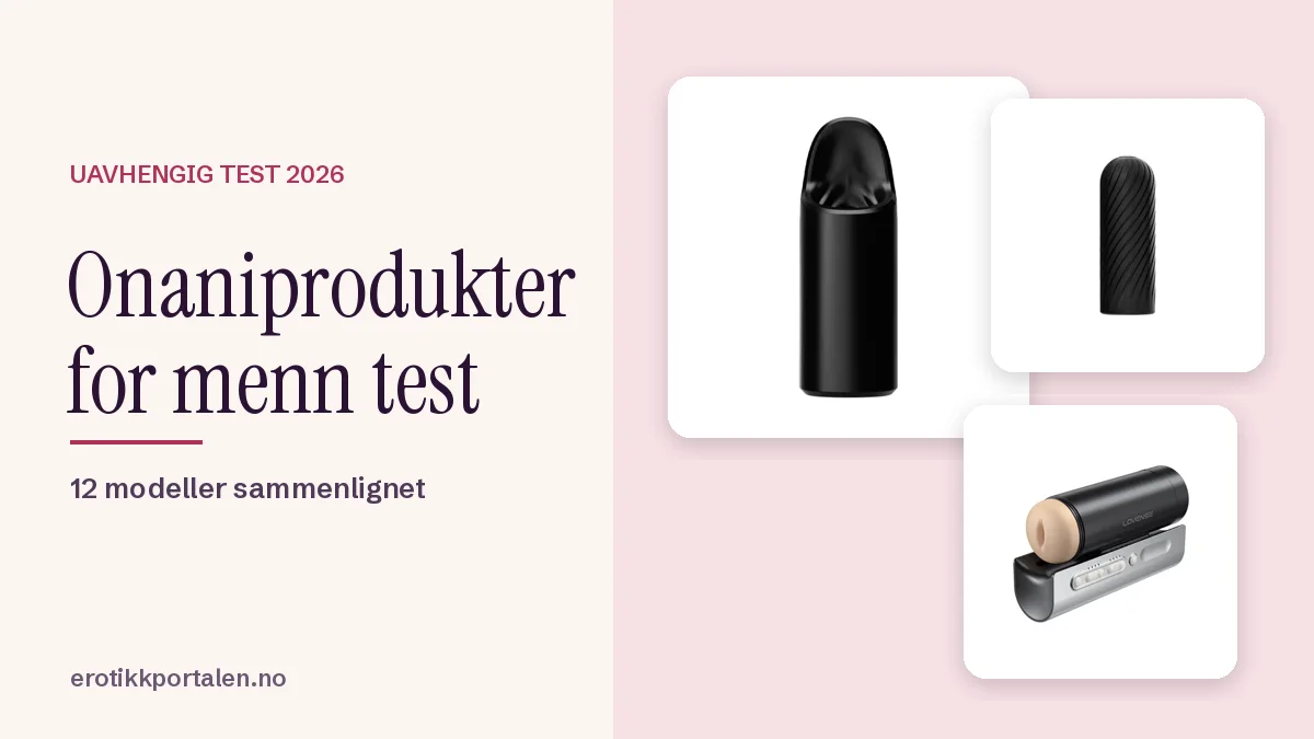 Onaniprodukter for menn test