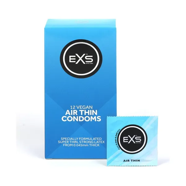 Pakke med EXS Air Thin kondomer