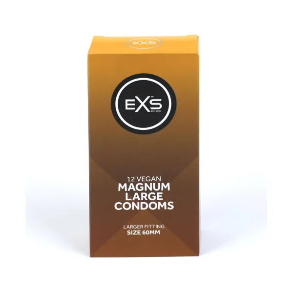 Pakke med EXS Magnum kondomer